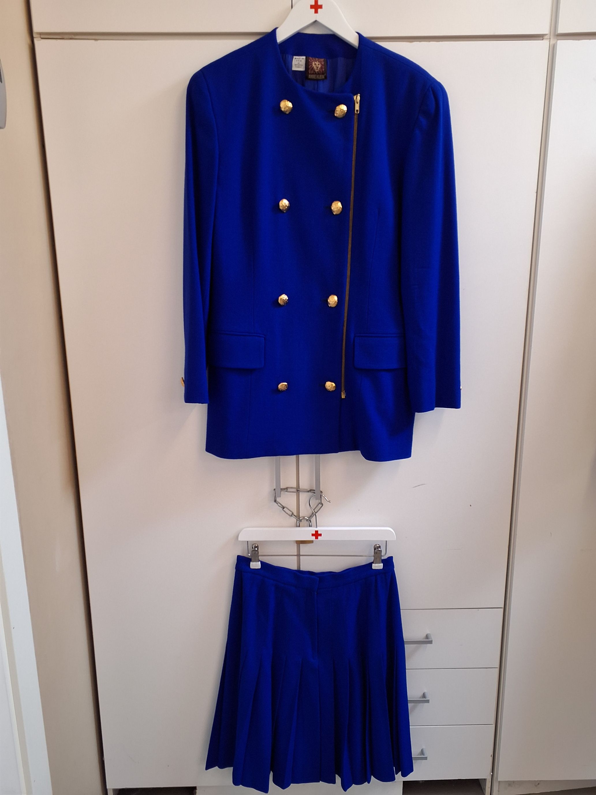 Anne Klein vintage jakke og nederdel sæt